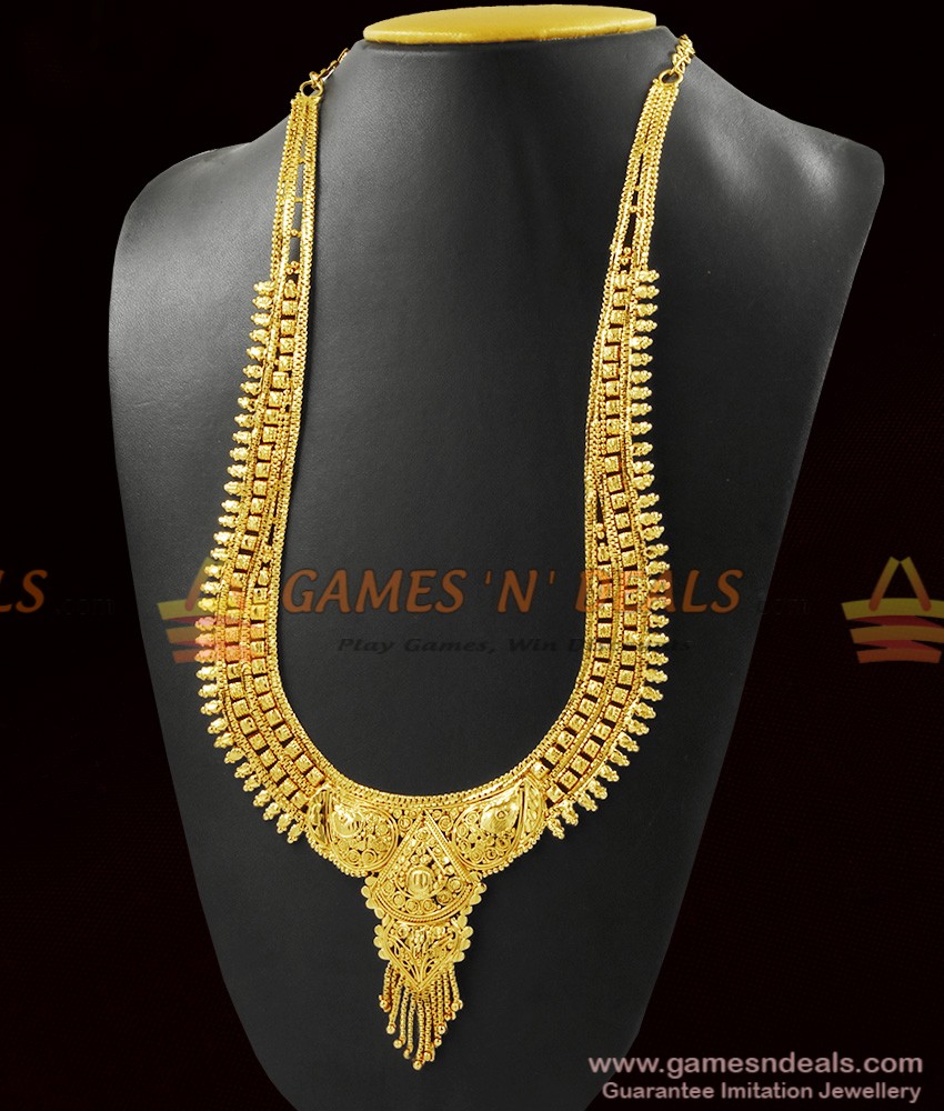 One Gram Gold Calcutta Necklace For Marriage